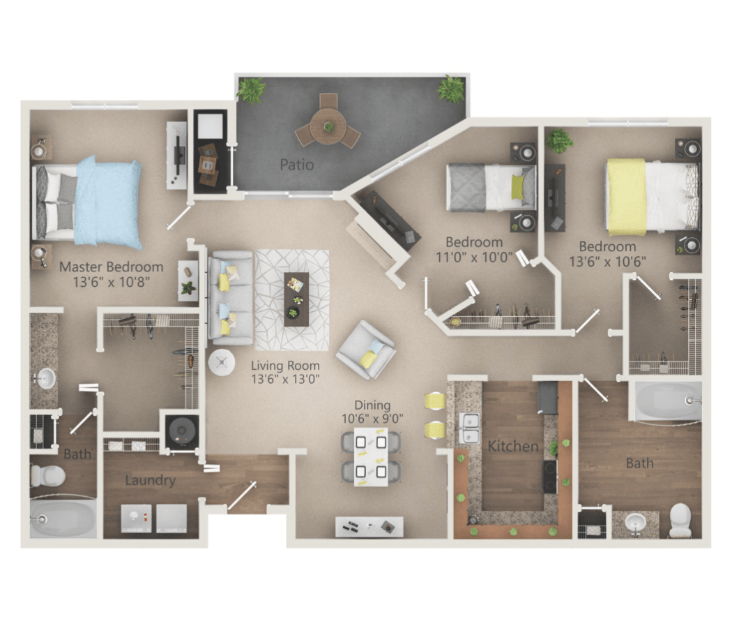 Palms (3.20 A) floor plan